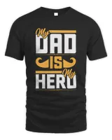 My Dad Is My Hero  (1) Men's Standard T-Shirt black s
