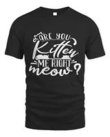 Are you kitten me right meow Men's Standard T-Shirt black s