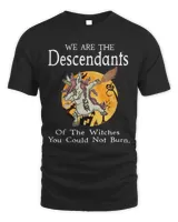 We are the Descendants  of the witches moon unicorn Men's Standard T-Shirt black s