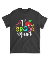 1st First Grade Squad Back To School Teacher T-shirt Gifts Men's Standard T-Shirt black s
