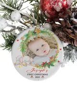 Circle Ceramic Ornament