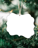 Personalized Photo Dad Memorial Cardinal Ornament ORN84 Medallion Aluminium Ornament white one-side single