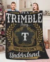 TRIMBLE-NT-B1 Premium Mink Sherpa Blanket (60x80in) black 60x80in