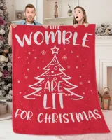 WOMBLE-NT-XM13-01 Premium Mink Sherpa Blanket (60x80in) red 60x80in