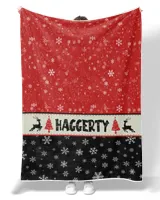 Personalized Christmas Blanket, Xmas Holiday Blanket, Custom Soft Cozy Sherpa Fleece Throw Blankets, Christmas Gift for Fbus04260 Haggerty XMASBL03 Premium Mink Sherpa Blanket (60x80in) white 60x80in