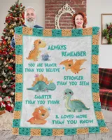 YOU ARE BRAVER BLANKET Premium Mink Sherpa Blanket (60x80in) white 60x80in