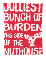BURDEN-NT-XM14 Premium Mink Sherpa Blanket (60x80in) red 60x80in