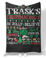 TRASK-NT-XM10-01 Premium Mink Sherpa Blanket (60x80in) black 60x80in