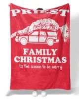 PRIEST-NT-XM6 Premium Mink Sherpa Blanket (60x80in) red 60x80in