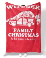 WITCHER-NT-XM6-01 Premium Mink Sherpa Blanket (60x80in) red 60x80in