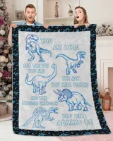 GRANDSON BLANKET Premium Mink Sherpa Blanket (60x80in) white 60x80in