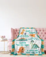 YOU ARE BRAVER BLANKET Premium Mink Sherpa Blanket (60x80in) white 60x80in