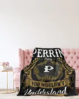 PERRIN-NT-B1 Premium Mink Sherpa Blanket (60x80in) black 60x80in