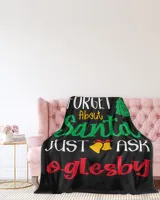OGLESBY-NT-XM12 Premium Mink Sherpa Blanket (60x80in) black 60x80in