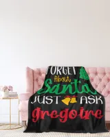 GREGOIRE-NT-XM12-01 Premium Mink Sherpa Blanket (60x80in) black 60x80in