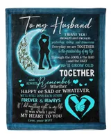 Special gift for Husband Premium Mink Sherpa Blanket (50x60in) white 50x60in