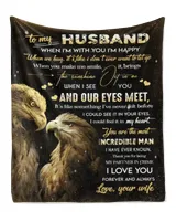 Special gift for Husband Premium Mink Sherpa Blanket (50x60in) white 50x60in