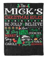MICK-NT-XM10-01 Cozy Plush Fleece Blanket (60x80in) black 60x80in