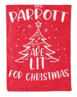 PARROTT-NT-XM13 Cozy Plush Fleece Blanket (60x80in) red 60x80in