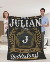 JULIAN-NT-B1 Cozy Plush Fleece Blanket (60x80in) black 60x80in