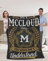 MCCLOUD-NT-B1 Cozy Plush Fleece Blanket (60x80in) black 60x80in