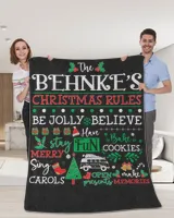 BEHNKE-NT-XM10-01 Cozy Plush Fleece Blanket (60x80in) black 60x80in