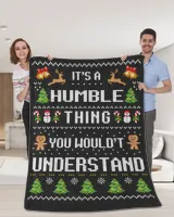 HUMBLE-NT-XM17-01 Cozy Plush Fleece Blanket (60x80in) black 60x80in
