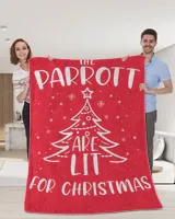 PARROTT-NT-XM13 Cozy Plush Fleece Blanket (60x80in) red 60x80in