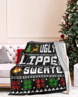 LIPPERT-NT-XM15-01 Cozy Plush Fleece Blanket (60x80in) black 60x80in
