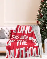 LONDON-NT-XM14 Cozy Plush Fleece Blanket (60x80in) red 60x80in