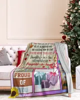 To My Daughter In law I Did Not Get To Choose You That Honor Was My Son's - Daughter In Law Blanket