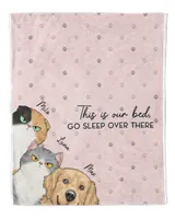 Cozy Plush Fleece Blanket (50x60in)