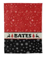 Personalized Christmas Blanket, Xmas Holiday Blanket, Custom Soft Cozy Sherpa Fleece Throw Blankets, Christmas Gift for Fbus01507 Bates XMASBL03 Cozy Plush Fleece Blanket (30x40in) white 30x40in