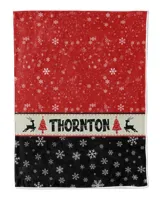 Personalized Christmas Blanket, Xmas Holiday Blanket, Custom Soft Cozy Sherpa Fleece Throw Blankets, Christmas Gift for Fbus04205 Thornton XMASBL03 Cozy Plush Fleece Blanket (30x40in) white 30x40in