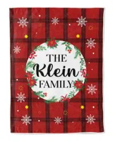 Merry Christmas Fleece Blanket, Personalized Christmas Blanket Gifts for Fbus01753 Klein XMASBL04 Cozy Plush Fleece Blanket (30x40in) white 30x40in