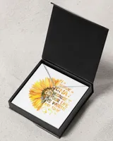 Sunflower Pendant Necklace