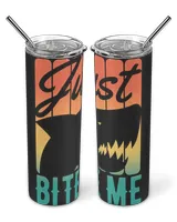 Shark Lover Retro Just Bite Me 2Funny Vintage Fishing Shark Lover 21