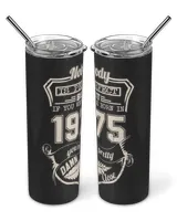 Nobody Is Perfect But If You Were Born In 1975 You're Pretty Damn Close USA59 Skinny Tumbler black 20oz