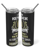 Fbus22503-Render H19 Skinny Tumbler black 20oz