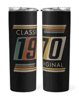 1970 Original USA16 Skinny Tumbler black 20oz