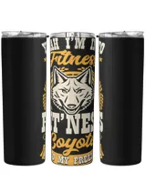 Coyote Mammal Yeah Im Into Fitness Fit Ness Coyote Into My Freezer 2