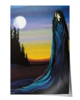 Satin Portrait Poster