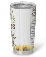Personalized Life Is Better With Goats Sunflower Full Printed Stainless Steel Tumbler (20oz) white 20oz Personalized Life Is Better With Goats Sunflower Full Printed Stainless Steel Tumbler (20oz) white 20oz
