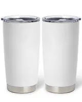 Personalized Cow Tumbler Just A Girl Who Loves Cows Full Printed Stainless Steel Tumbler (20oz) white 20oz