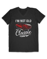 I'm not old i'm a classic Muscle Car Men's V-Neck T-Shirt black s