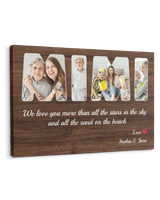 Personalized Custom Grandma Mimi Photo Canvas CS120 Ready To Hang Landscape Canvas white 14x11in