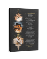 Personalized Custom Song Lyrics Picture Photo Prints Canvas CS186 Ready To Hang Portrait Canvas white 11x14in