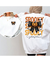Spooky season shirt Unisex Sweatshirt white s