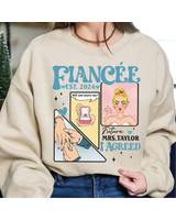 Fiancee shirt Unisex Sweatshirt white s