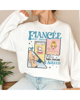 Fiancee shirt Unisex Sweatshirt white s